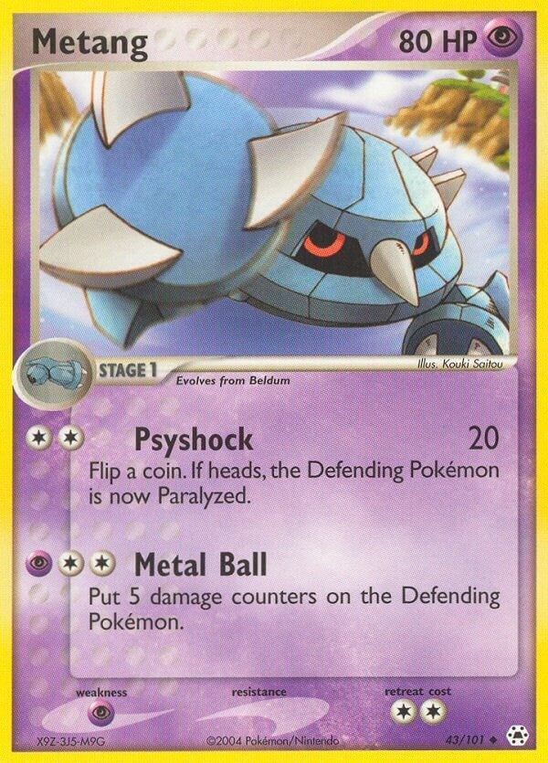 Image for Metang (43/101) (EX Hidden Legends) (HL) - Pokemon