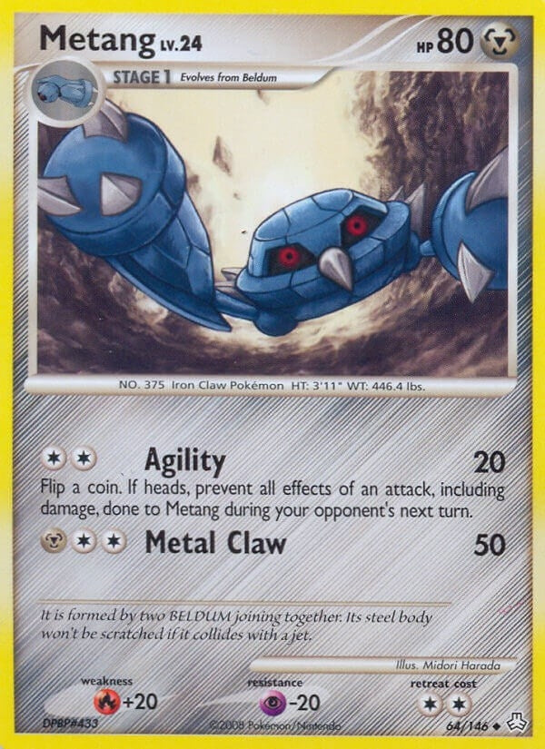 Image for Metang (64) (64/146) (Legends Awakened) (LA) - Pokemon