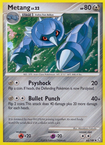 Image for Metang (65) (65/146) (Legends Awakened) - Pokemon