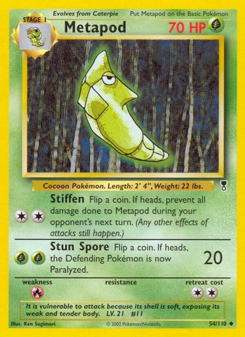 Metapod (054/110) (Legendary Collection) Pokemon