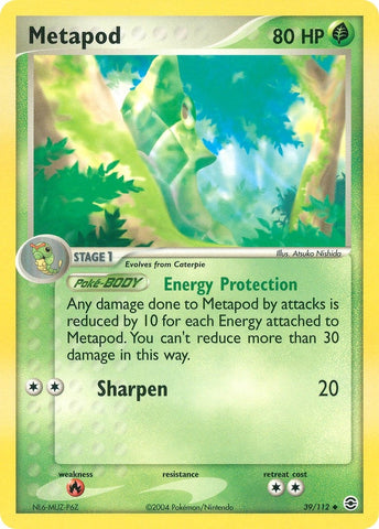 Image for Metapod (39/112) (FireRed & LeafGreen) - Pokemon
