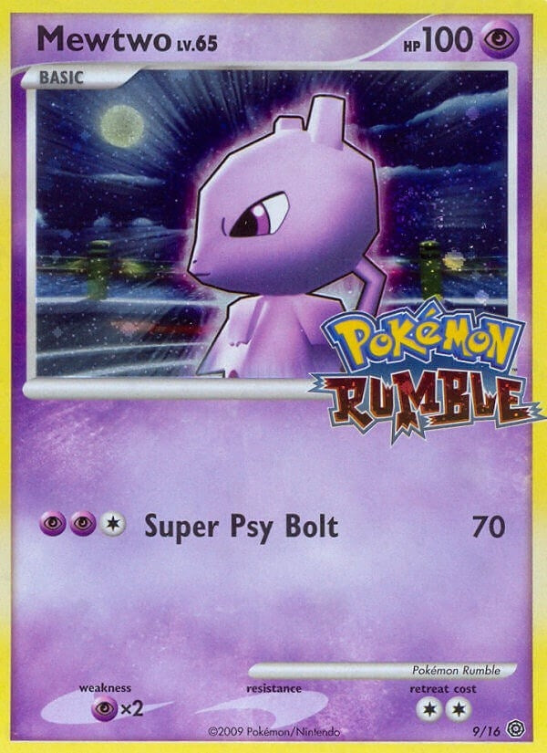 Image for Mewtwo (9) (Rumble) (RUM) - Pokemon