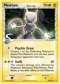 Image for Mewtwo (Delta Species) (24/110) (EX Holon Phantoms) (HP) - Pokemon