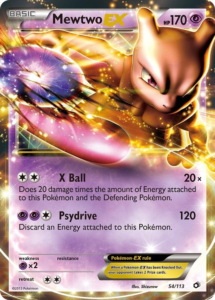 Mewtwo EX (54/113) (Legendary Treasures) Pokemon