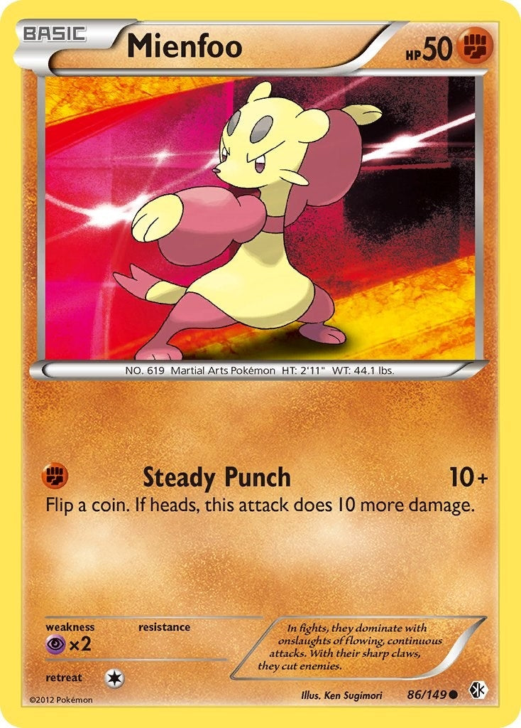 Image for Mienfoo (86) (86/149) - Pokemon