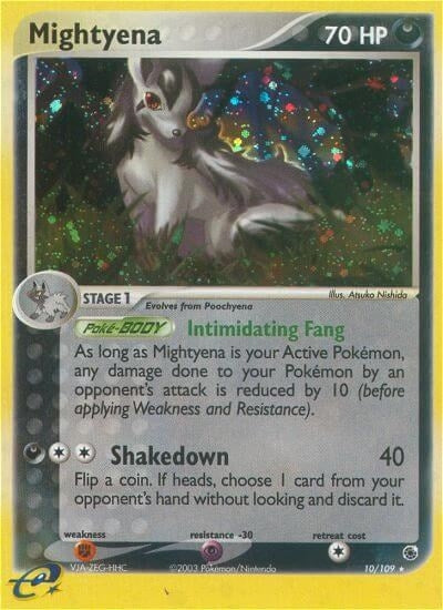 Mightyena (10/109) (Ruby and Sapphire) Pokemon