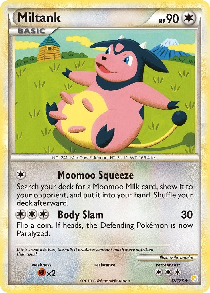 Miltank (47/123) (HeartGold SoulSilver) Pokemon