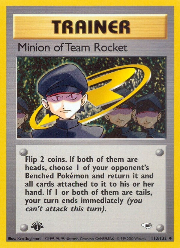 Minion of Team Rocket (113/132) (Gym Heroes) Pokemon