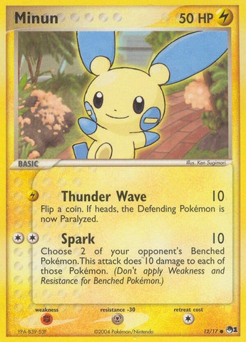 Image for Minun (012/017) (POP Series 1) - Pokemon