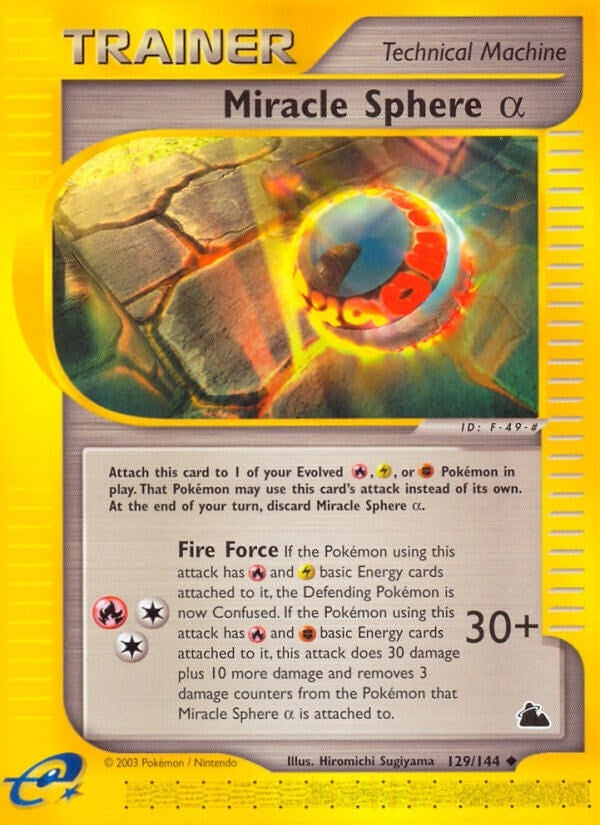 Miracle Sphere Alpha (129/144) (Skyridge) (SK) Pokemon