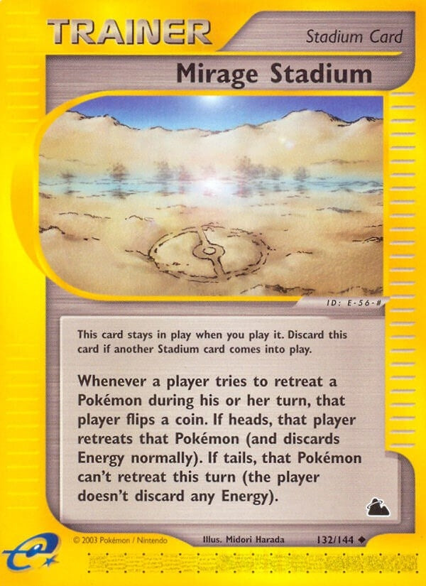 Mirage Stadium (132/144) (Skyridge) Pokemon