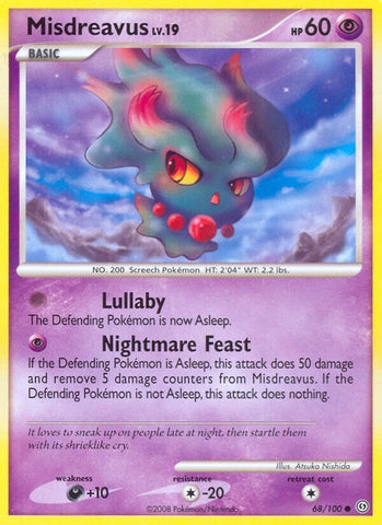 Image for Misdreavus (68/100) (Stormfront) - Pokemon