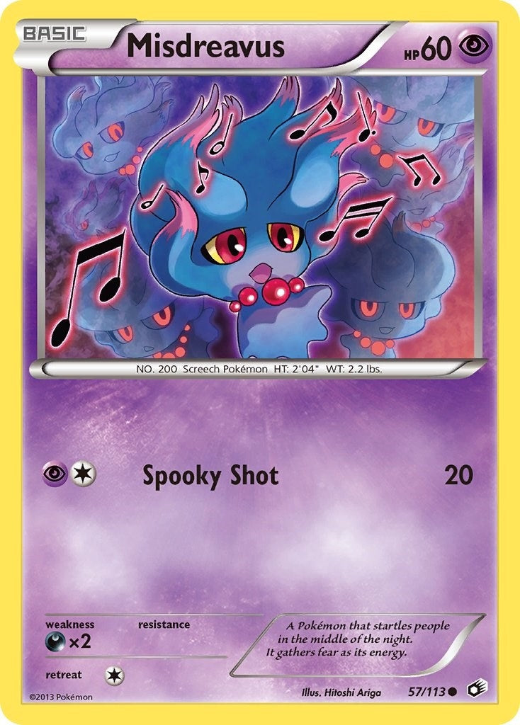 Image for Misdreavus (57/113) (Legendary Treasures) (LTR) - Pokemon