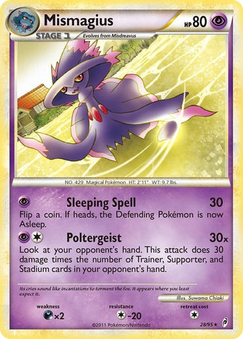 Image for Mismagius (28/95) - Pokemon