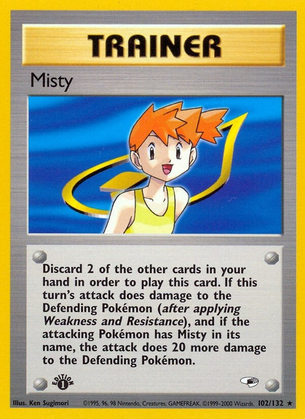 Misty (102) (102/132) (Gym Heroes) Pokemon