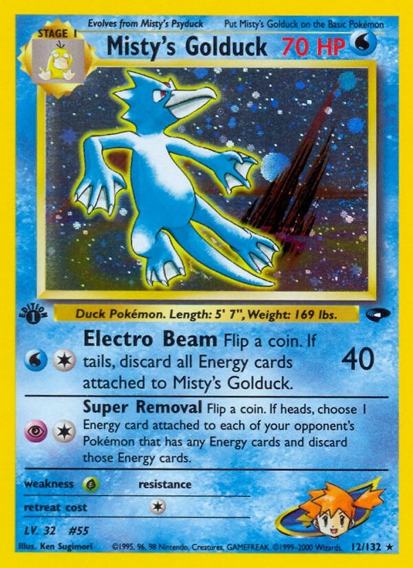 Misty's Golduck (012/132) (Gym Challenge) Pokemon