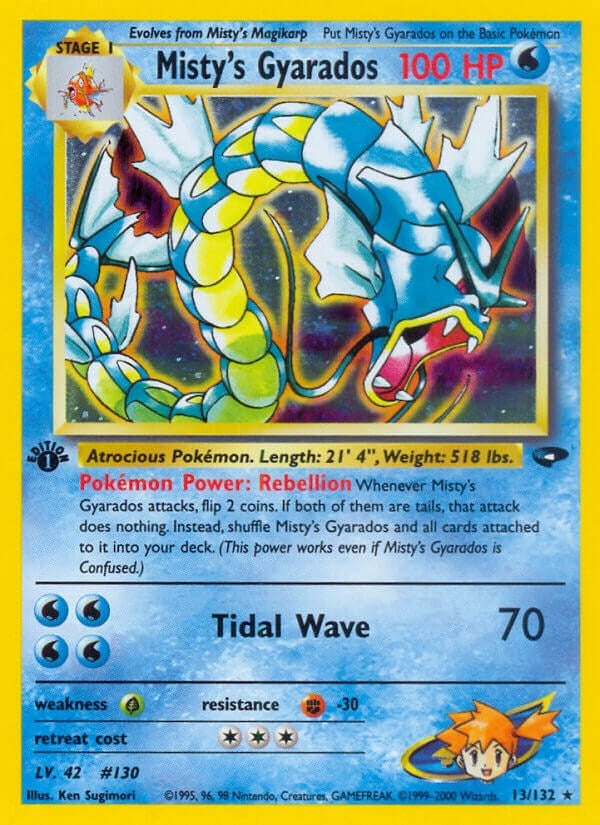 Image for Misty's Gyarados (013/132) (Gym Challenge) - Pokemon