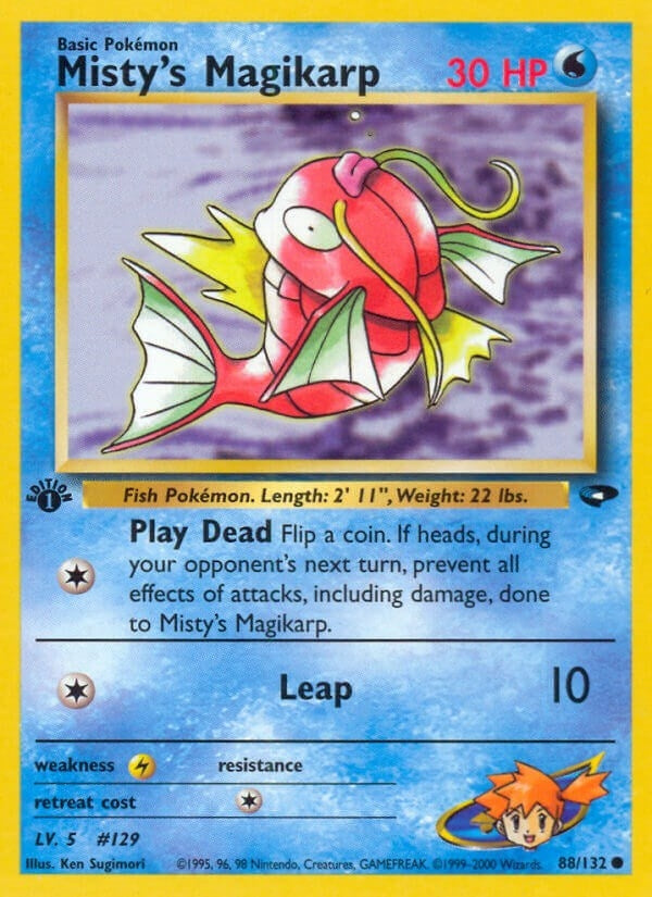 Misty's Magikarp (088/132) (Gym Challenge) Pokemon