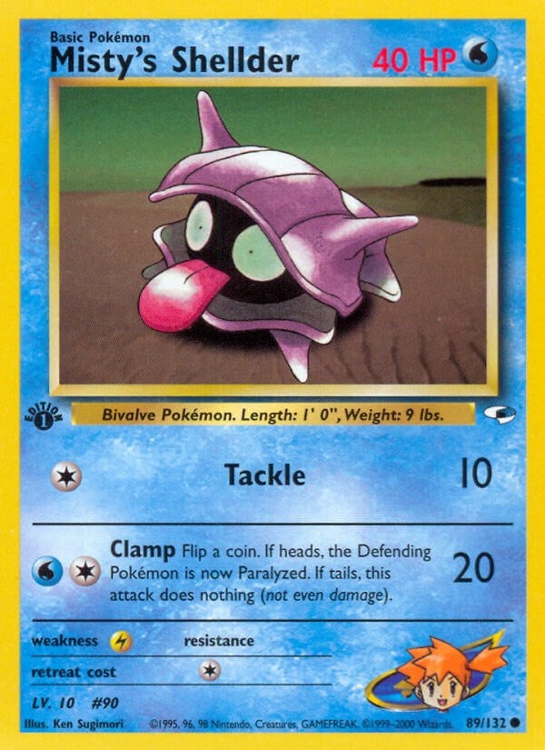 Image for Misty's Shellder (089/132) (Gym Heroes) - Pokemon
