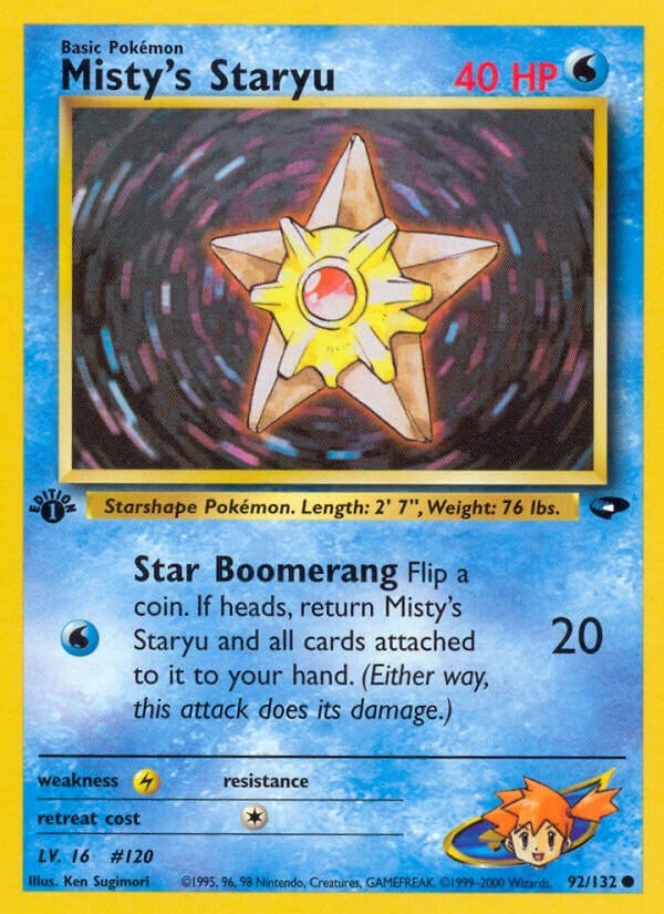 Image for Misty's Staryu (092/132) (Gym Challenge) - Pokemon