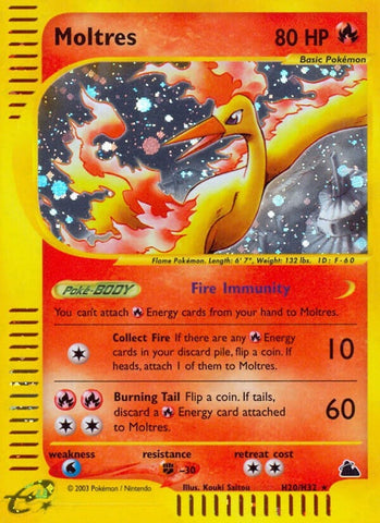 Moltres (H20) (H20/H32) (Skyridge) Pokemon