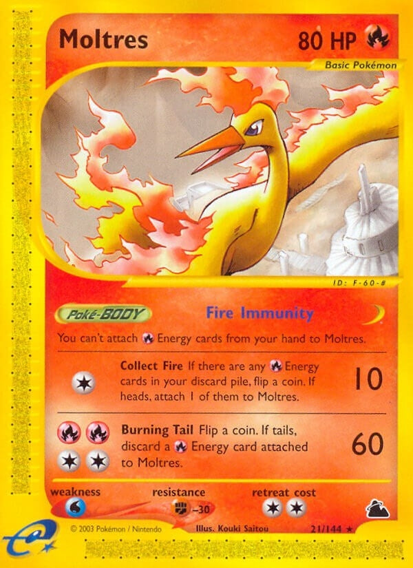 Moltres (021/144) (Skyridge) Pokemon