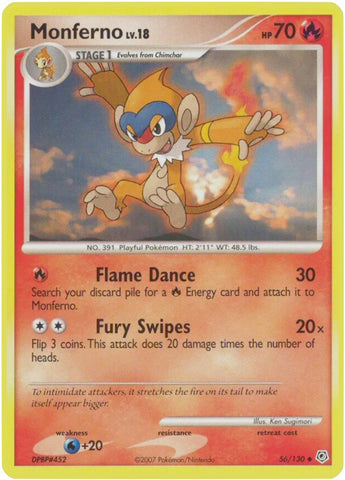 Image for Monferno (56/130) - Pokemon