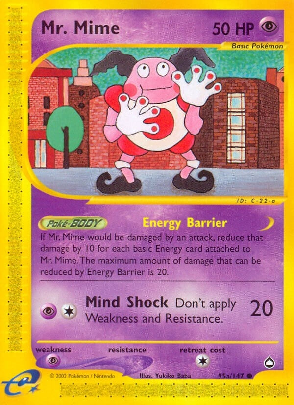 Image for Mr. Mime (95a) (095a/147) - Pokemon