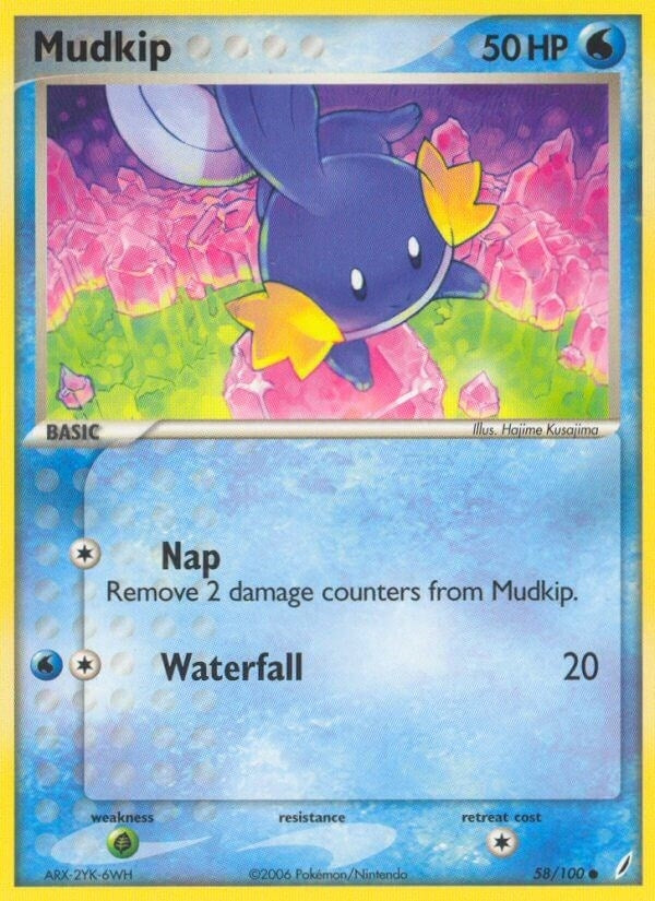 Image for Mudkip (58/100) (Crystal Guardians) - Pokemon