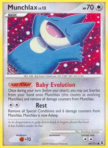 Image for Munchlax (69) (69/111) (Rising Rivals) - Pokemon