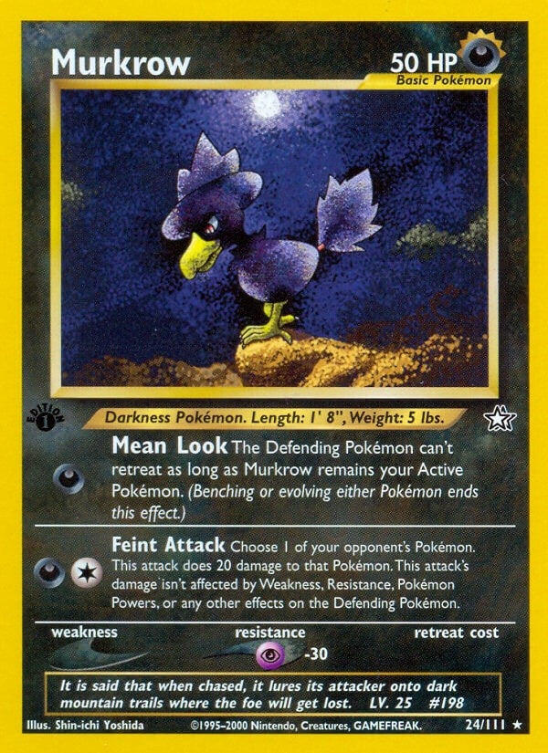 Image for Murkrow (024/111) (Neo Genesis) (N1) - Pokemon