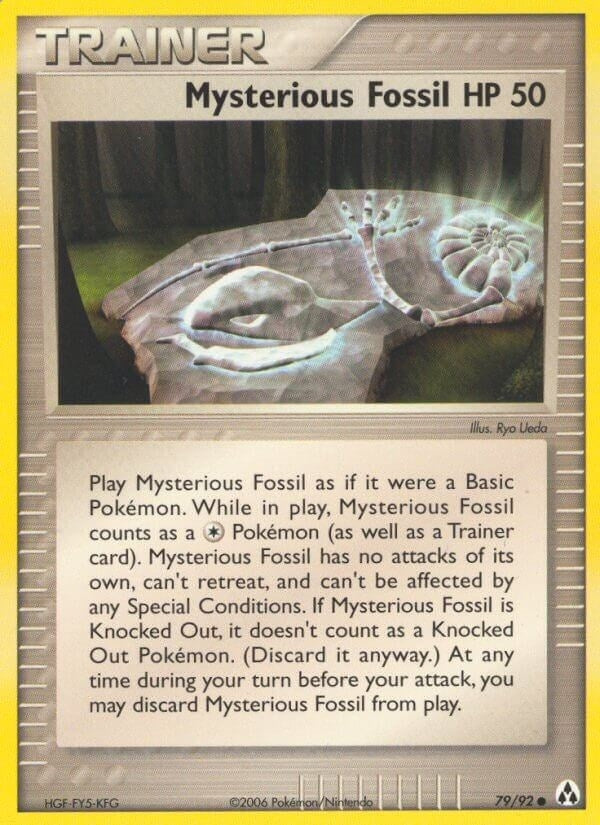 Mysterious Fossil (79/92) (Legend Maker) (LM) Pokemon