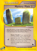 Mystery Plate Beta (134/144) (Skyridge) (SK) Pokemon