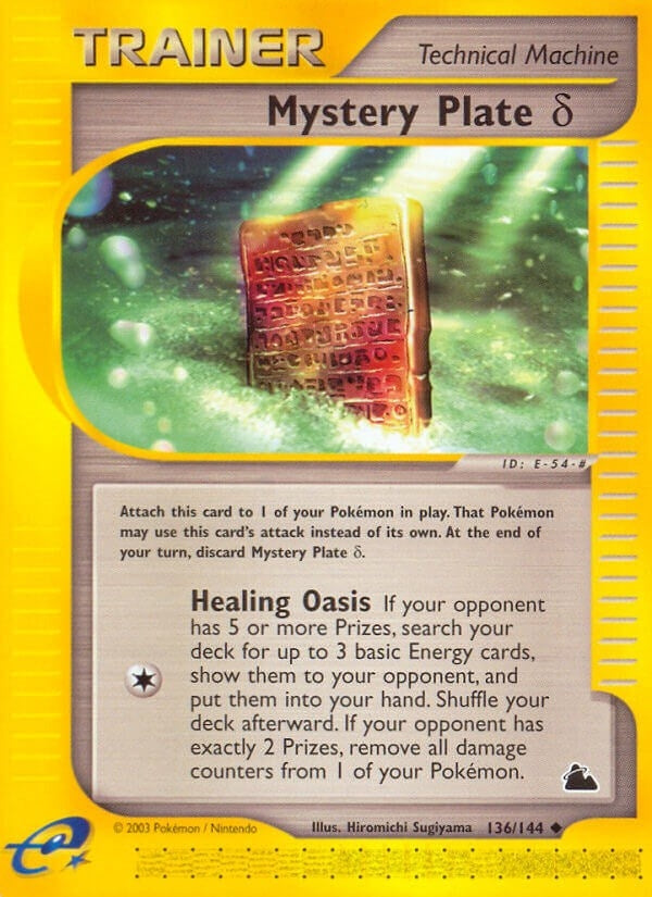 Mystery Plate Delta (136/144) (Skyridge) (SK) Pokemon