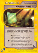 Mystery Plate Gamma (135/144) (Skyridge) Pokemon