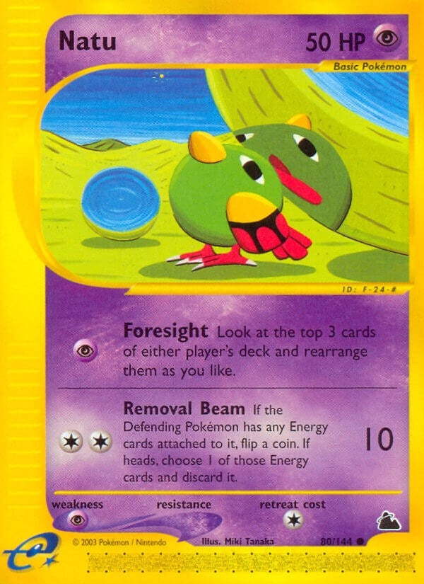 Natu (080/144) (Skyridge) (SK) Pokemon