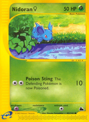 Nidoran F (82) (082/144) (Skyridge) Pokemon