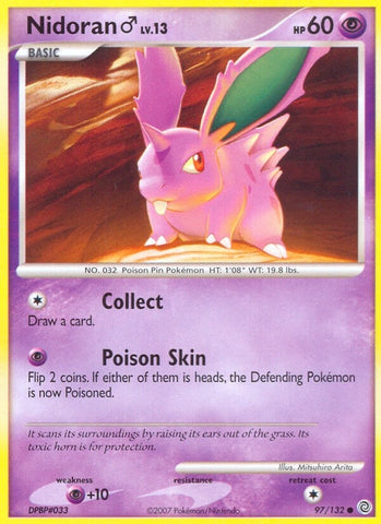 Image for Nidoran M (97/132) (Secret Wonders) - Pokemon