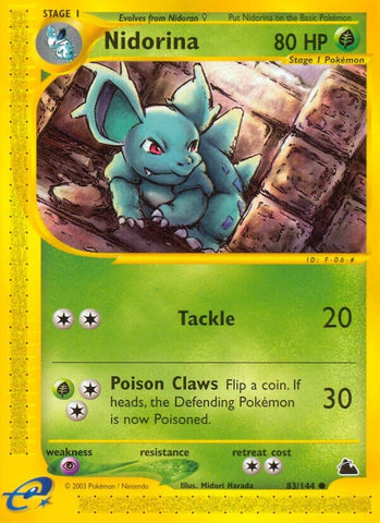 Nidorina (083/144) (Skyridge) Pokemon