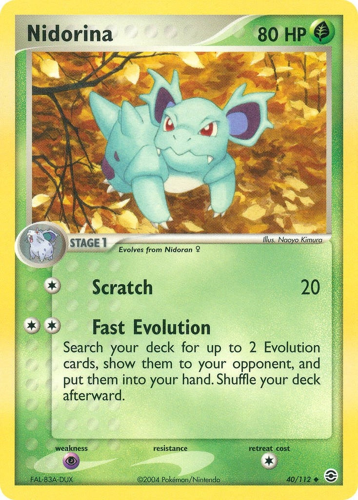 Nidorina (40/112) (EX FireRed & LeafGreen) Pokemon