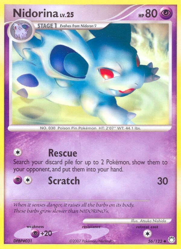 Nidorina (56/123) (Mysterious Treasures) (MT) Pokemon