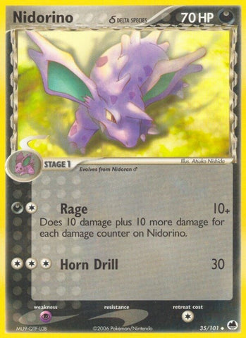 Image for Nidorino (Delta Species) (35/101) (Dragon Frontiers) - Pokemon