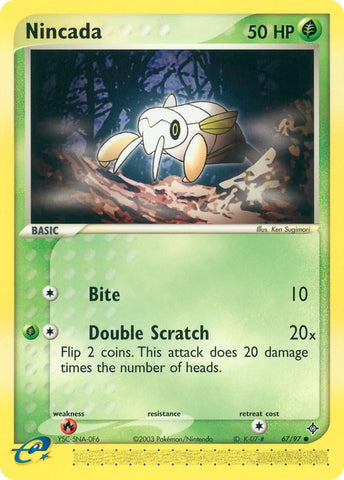 Nincada (67/97) (Dragon) (DR) Pokemon