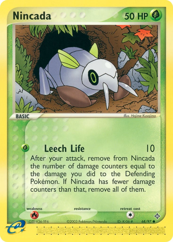 Nincada (68/97) (EX Dragon) Pokemon