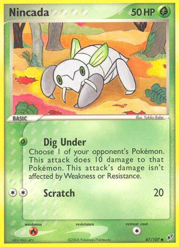 Image for Nincada (67/107) - Pokemon