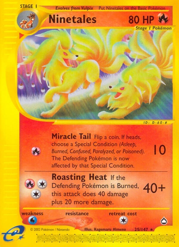Image for Ninetales (025/147) - Pokemon