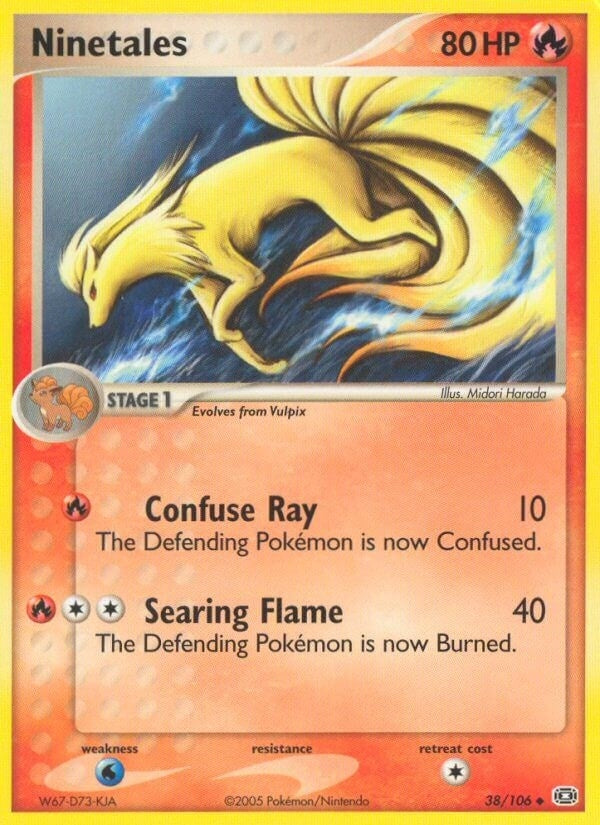 Image for Ninetales (38/106) (EX Emerald) (EM) - Pokemon