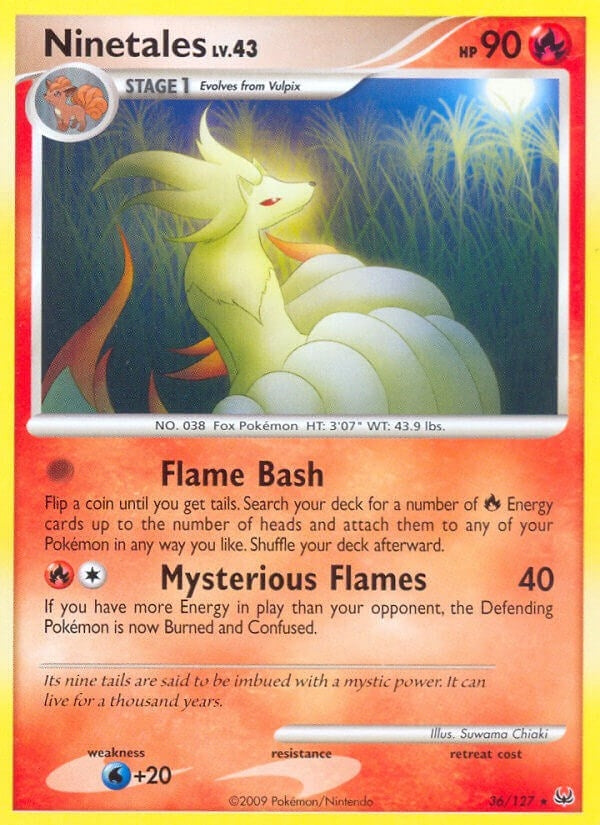 Image for Ninetales (36/127) (Platinum) (PL) - Pokemon