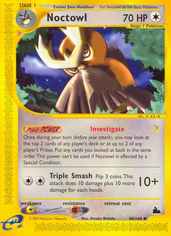 Noctowl (040/144) (Skyridge) Pokemon