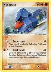Nosepass (25/110) (EX Holon Phantoms) Pokemon